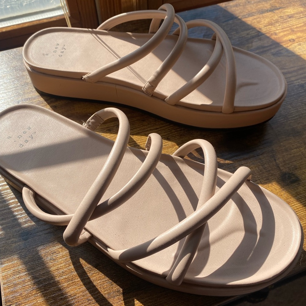 A New Day platform sandals